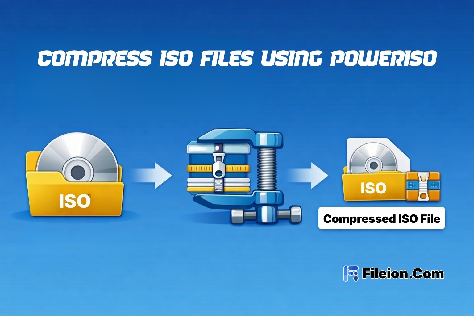 Iso Compress How to Compress ISO Files Using PowerISO | | Fileion.Com